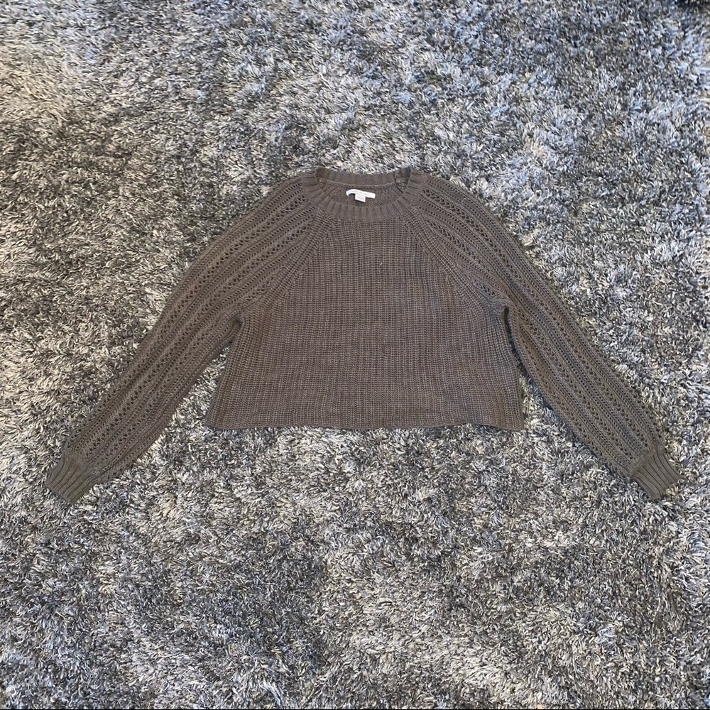 Olive green sweater